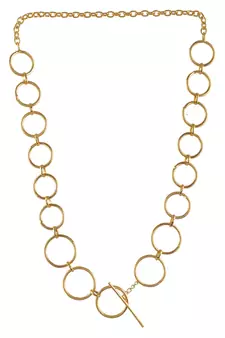 Gold necklaces
