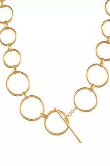 Gold necklaces
