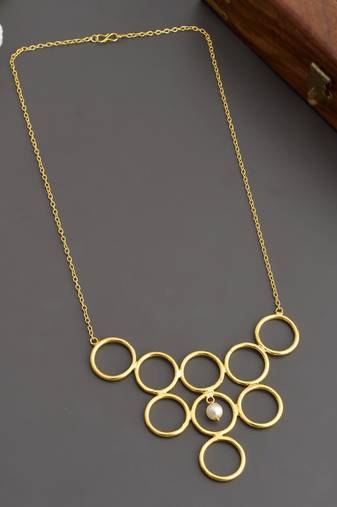 Gold necklaces