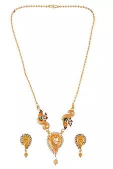Gold necklace-sets