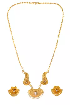 Gold necklace-sets