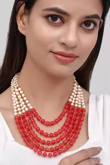 Red necklaces