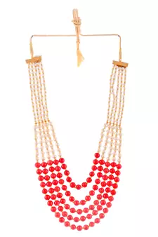 Red necklaces