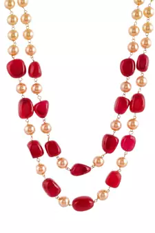 Red necklaces