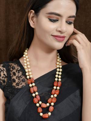 Orange necklaces 2