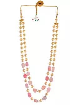 Pink necklaces