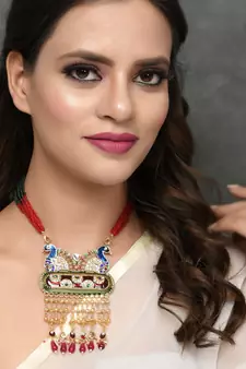 Gold necklaces