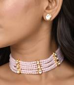 Pink necklace-sets