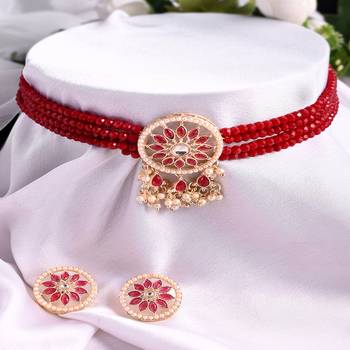 Red necklace-sets 1