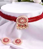 Red necklace-sets