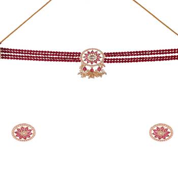 Red necklace-sets 2
