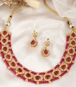 Pink necklace-sets