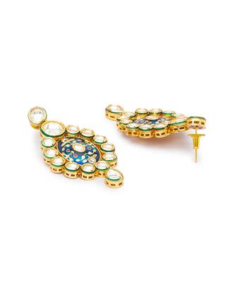 blue brassEarrings 3