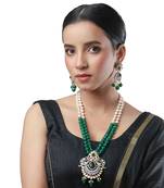 Multicolor oxidised Necklace Set with Earrings