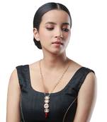 Golden kundan polki Necklace