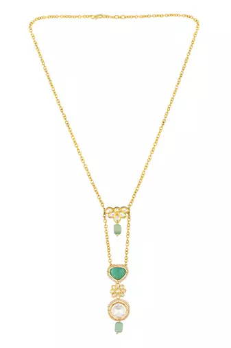 Gold polished brasss Necklace