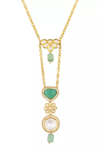 Gold polished brasss Necklace