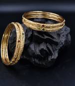 White Gold Plated blue Color Kada Set For Women BG_G23_RG_120