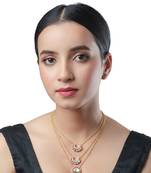 Gold polished brasss Necklace