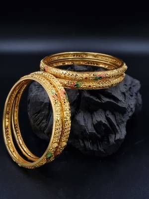 Bangles for Women Stylish Traditional Casual Party RubyGreen Color Bangles for Women and Girls BG_G27_RG_120 1