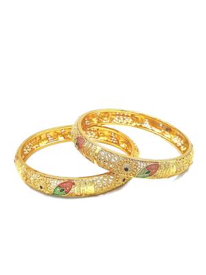 Bangles for Women Stylish Traditional Casual Party RubyGreen Color Bangles for Women and Girls BG_G29_RG_100 2