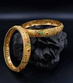 Bangles for Women Stylish Traditional Casual Party RubyGreen Color Bangles for Women and Girls BG_G29_RG_100