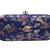 DARK BLUE WOMEN SILK SATIN FABRIC HAND CLUTCH CUM SLING BAG