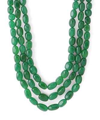 Green Beaded Necklace For Men 4