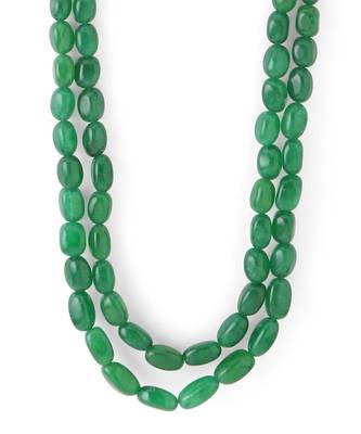 Green Beaded Necklace For Men 3