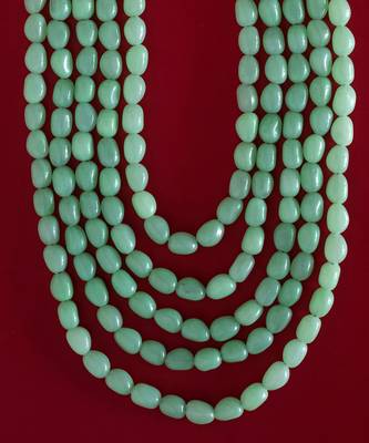 Green Beaded Necklace For Men 3