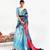 Women's Japan Satin Silk Saree With Unstitched Boluse Piece