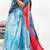 Women's Japan Satin Silk Saree With Unstitched Boluse Piece