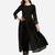 Black polka dots cotton salwar