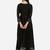 Black polka dots cotton salwar