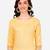 Yellow embroidered cotton salwar