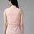 Peach plain georgette party-tops