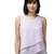 Purple printed georgette party-tops