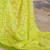 SAREE MALL Women's Chiffon Lemon Yellow Printed Designer Saree With Blouse Piece