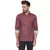 Maroon printed cotton men-kurtas