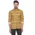 Yellow printed cotton men-kurtas