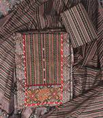 Black printed cotton salwar