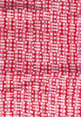 Red printed cotton salwar 4
