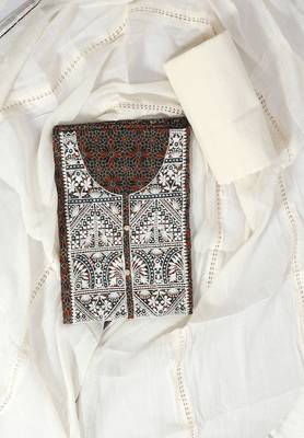 Black printed cotton salwar 1