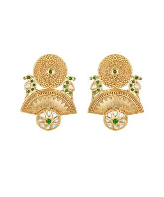 Green Earrings 2