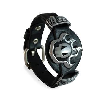 Black Biker Style Bracelet for Men 1