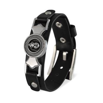 Black Skeleton Bracelet for Men 2
