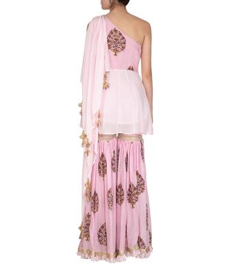 Pink Sharara Set 3