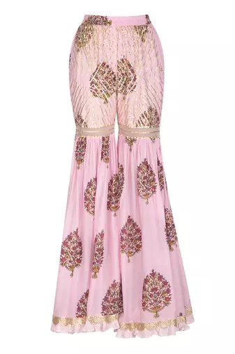 Pink Sharara Set