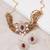 Biege Antique Polki Choker Necklace Set