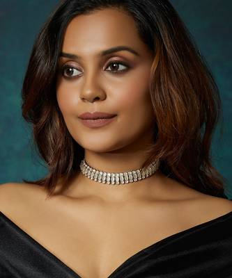 Antique Grey Choker Necklace 1